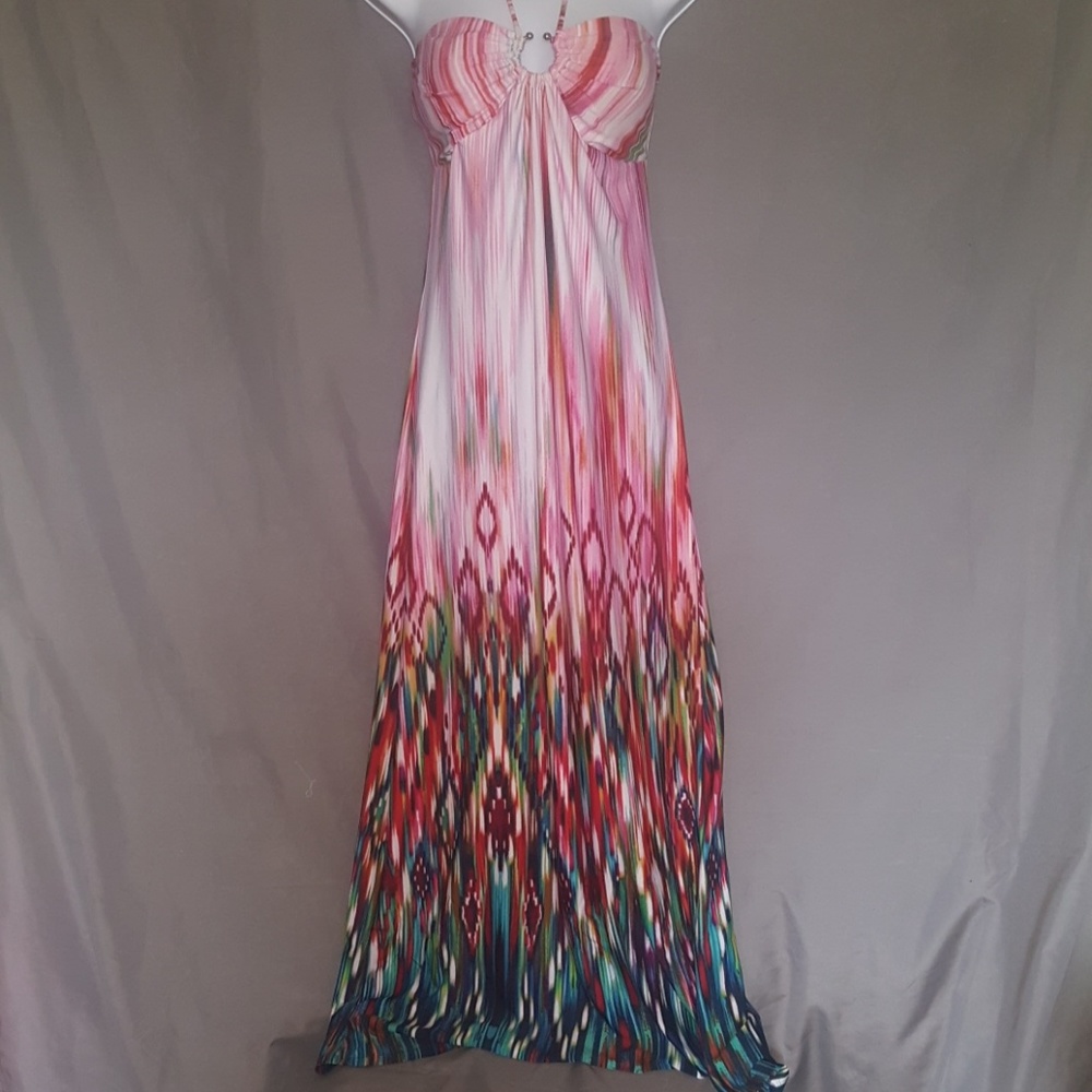 Urban Hearts Halter Maxi Dress